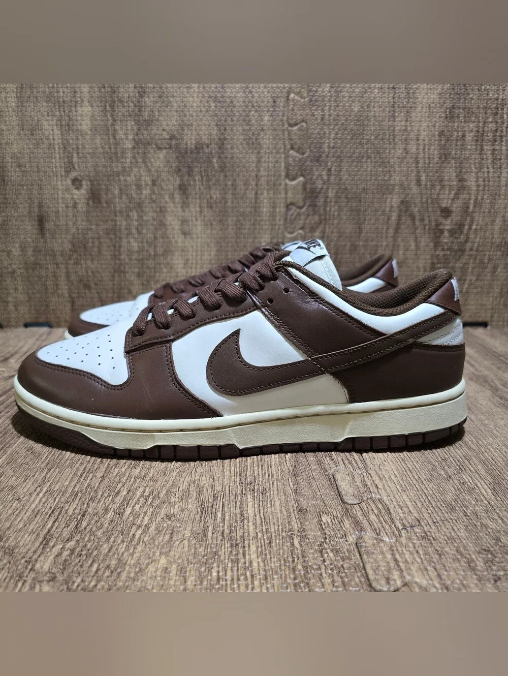 Nike Dunk Low Mocha Cacao Brown Sail DD1503-124 Size 11.5 US / 9 UK Sneakers